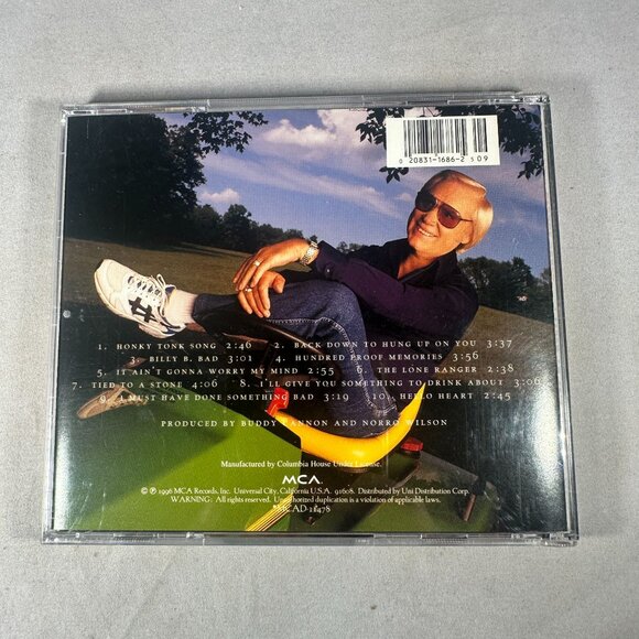 George Jones I Lived To Tell It All CD - Country Music 1996 MCA Release - Picture 2 of 3